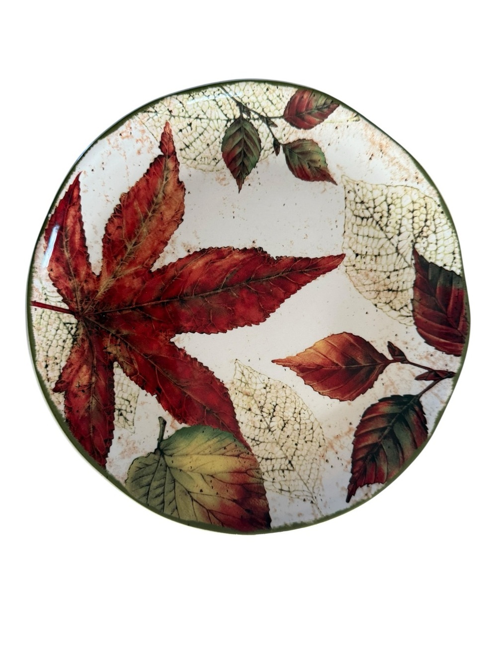 Pier 1 Fall Leaf Plates Set of 6